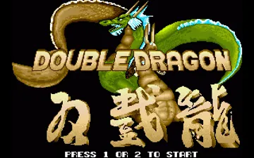 Double Dragon screen shot title